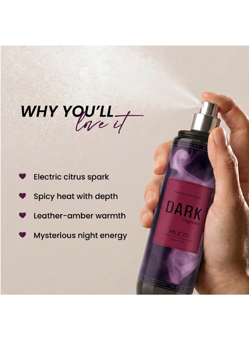 MOOD Dark Body Splash 220ML - Image 3