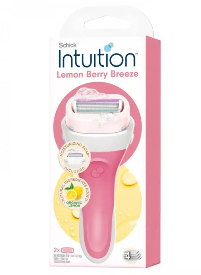 Shaving Razors Lemon Breeze and Raspberry from Chic Intuition
