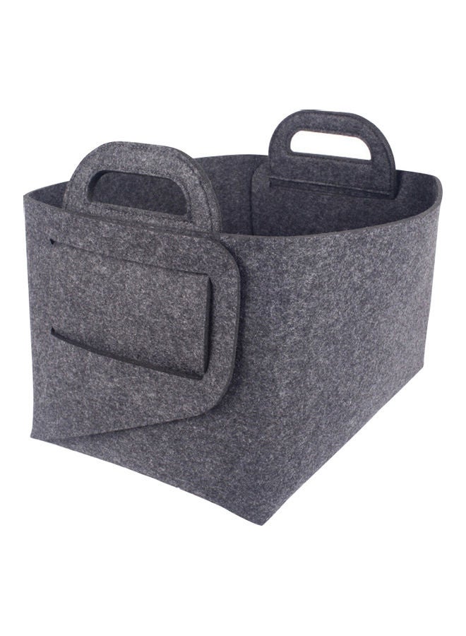 نيبمينينت سلة تخزين قابلة للطي رمادي داكن - Image 1