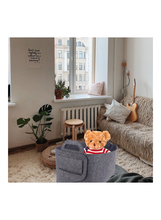 نيبمينينت سلة تخزين قابلة للطي رمادي داكن - Image 3