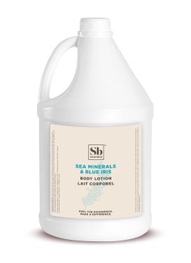Soapbox Body Lotion Sea Minerals  Blue Iris Moisturizing Body Cream Vegan Natural  Cruelty Free Hydrating Hand Lotion Refill for Dry Skin  Gallon Size for Home  Professional
