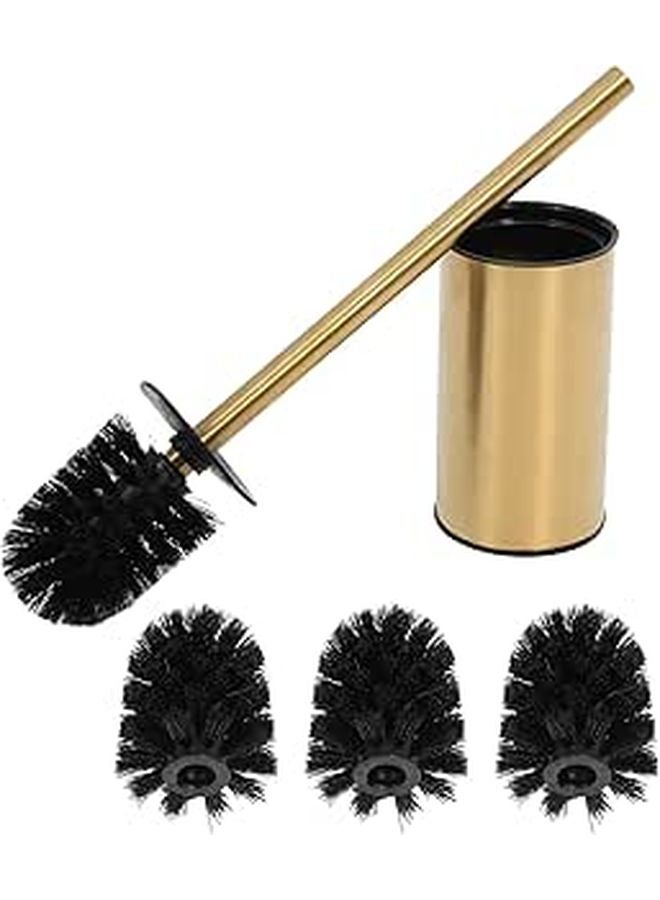 Stainless Steel Toilet Brush with Holder Long Handle for Bathroom and Kitchen Wall Mountable - Image 1