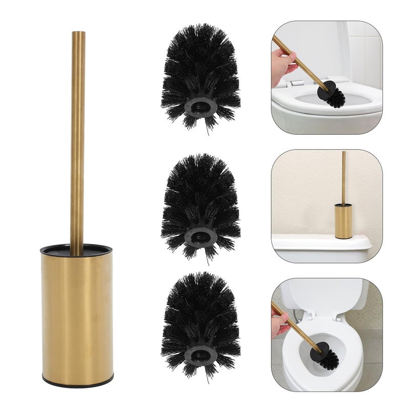 Stainless Steel Toilet Brush with Holder Long Handle for Bathroom and Kitchen Wall Mountable - Image 4