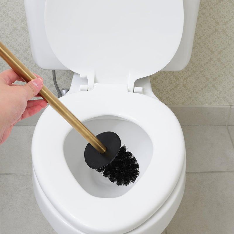 Stainless Steel Toilet Brush with Holder Long Handle for Bathroom and Kitchen Wall Mountable - Image 5