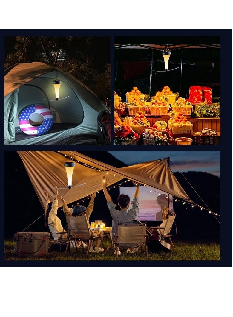 SOLARAE Fly Fans for Tables with Anti Bug Light to Keep Flies Away from Food Spinner Outdoor Table Repellent Restaurants - Image 5