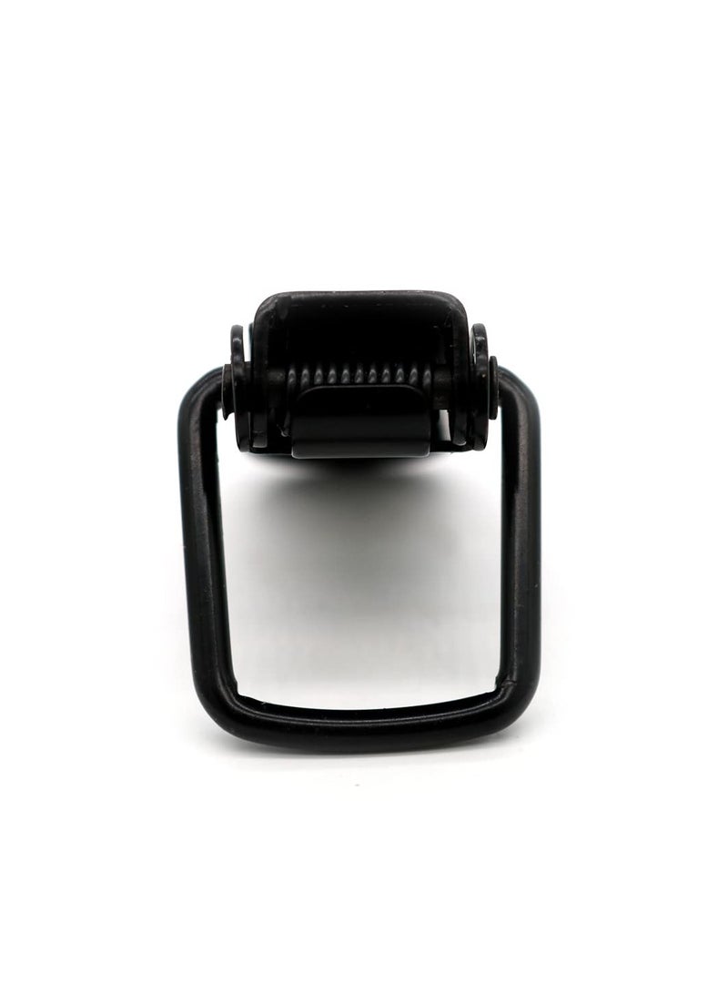 SYOSI 4 Pcs Black Toggle Latch, Stainless Steel Spring Loaded Toggle Latch, Black Catch Hasp Clamp Clip Lock with Black Steel Drywall Screws for Cabinet, Wooden Case, Box, Chest - Image 4