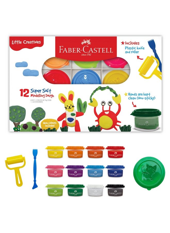 FABER-CASTELL Faber-Castell Modelling Dough Set of 12  - Image 1