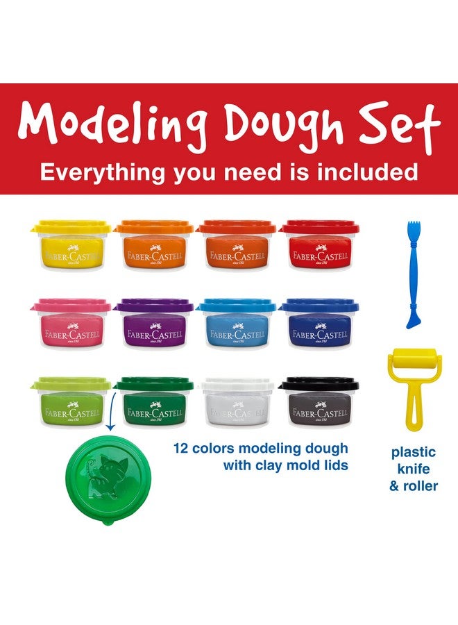 FABER-CASTELL Faber-Castell Modelling Dough Set of 12  - Image 2