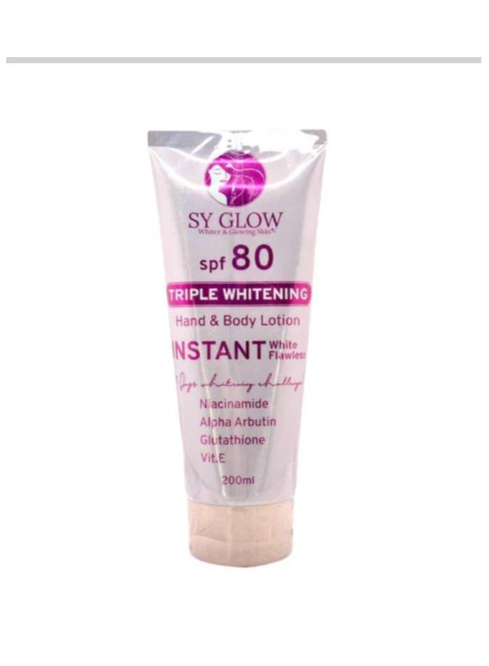Triple Whitening Hand and Body Lotion SPF 80 + 200ml
