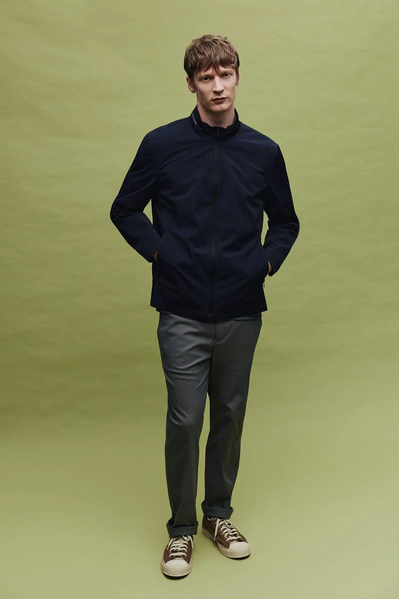 Defacto  Regular Fit Turtle Neck Zip-Up Jacket for Men | Best Price UAE