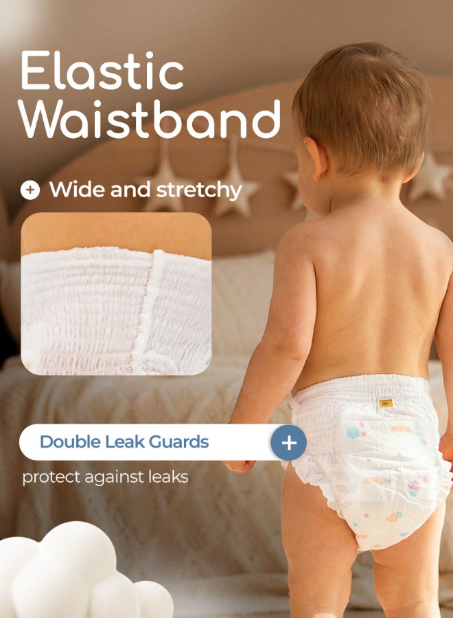 YokoSun Premium Baby Diaper Pants, Size 6 / XXL (15-23 kg), 28 pcs â€“ Ultra-Soft, Hypoallergenic Nappies, Japanese Quality for Baby Skin Care, Leakproof with 12-Hour Dryness Protection - Image 2
