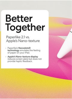Paperlike 2.1 [2 Pack] for iPad Pro 11 inch (2024) M4 Screen Protector Film Transparent with Paper Texture for Notetaking Sketching Writing Drawing Like on Paper  - Image 4