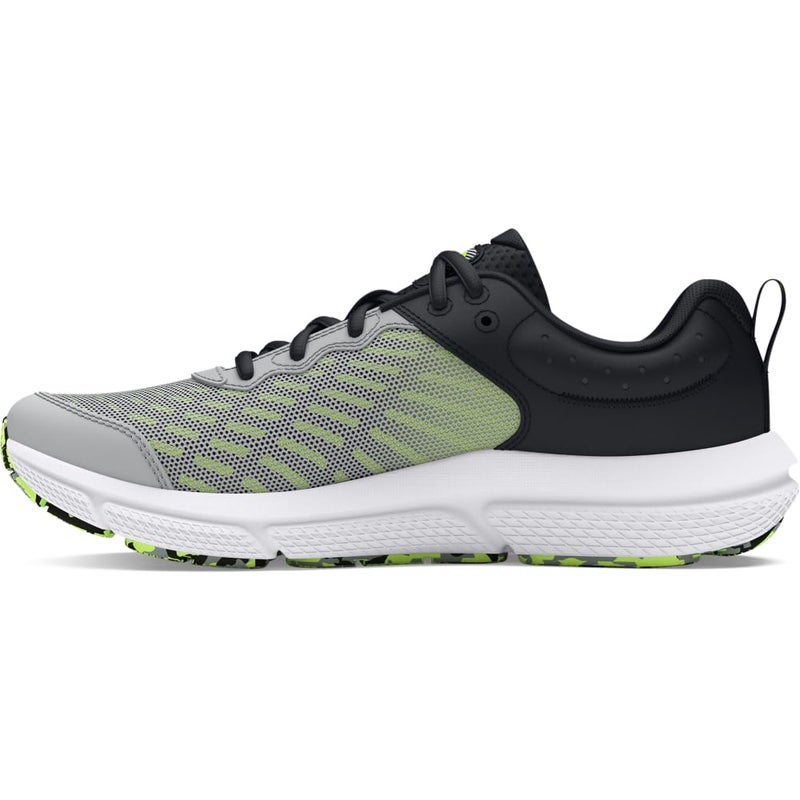 Under Armour Boys' Grade School Assert 10, (102) Mod Gray/Black/High Vis Yellow, 3.5, US - Image 3