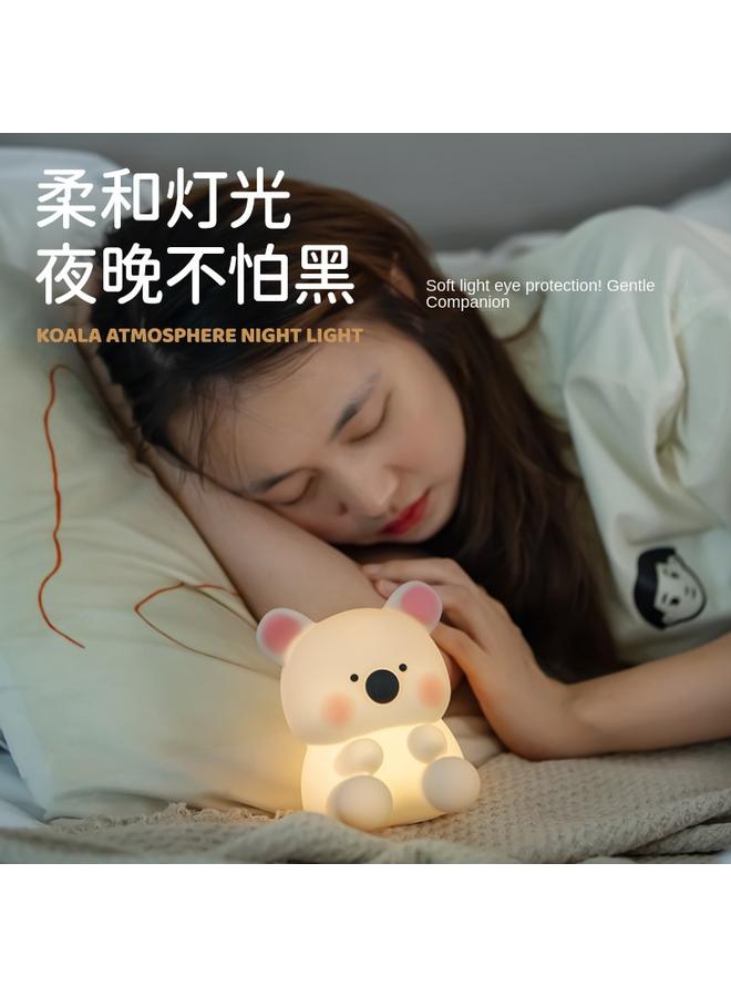 الأزرق جي دبليو يضيء منتج الكوالا الجديد بشكل إبداعي على السرير مع النوم على طاولة النوم - Image 4