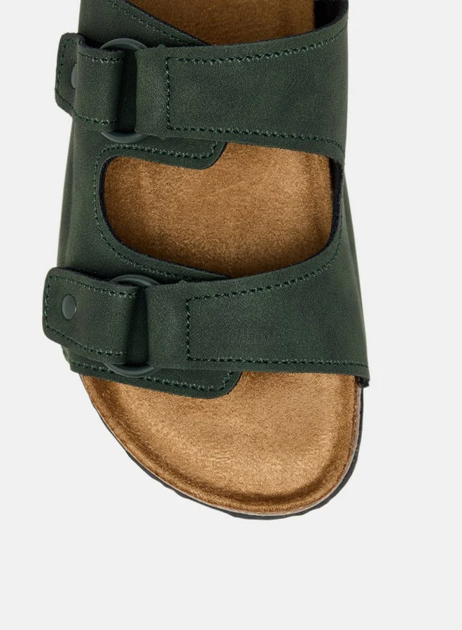 LBL by Shoexpress GREEN Boys Slip-On Sandals for Men | Best Price UAE