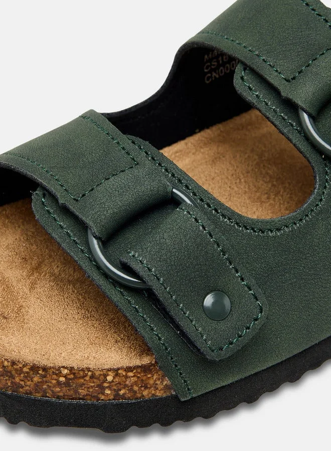 LBL by Shoexpress GREEN Boys Slip-On Sandals for Men | Best Price UAE