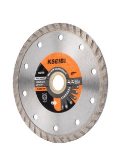 KSEIBI Sintered Diamond Discs/Wave Turbo, Diamond, Sharp, Durable, High-Performance Cutting, Stone and Tile Cutting Tool, used for Cutting Building Materials Marble, Porcelain, Ceramic, Wet Dry Cutting.  - Image 1