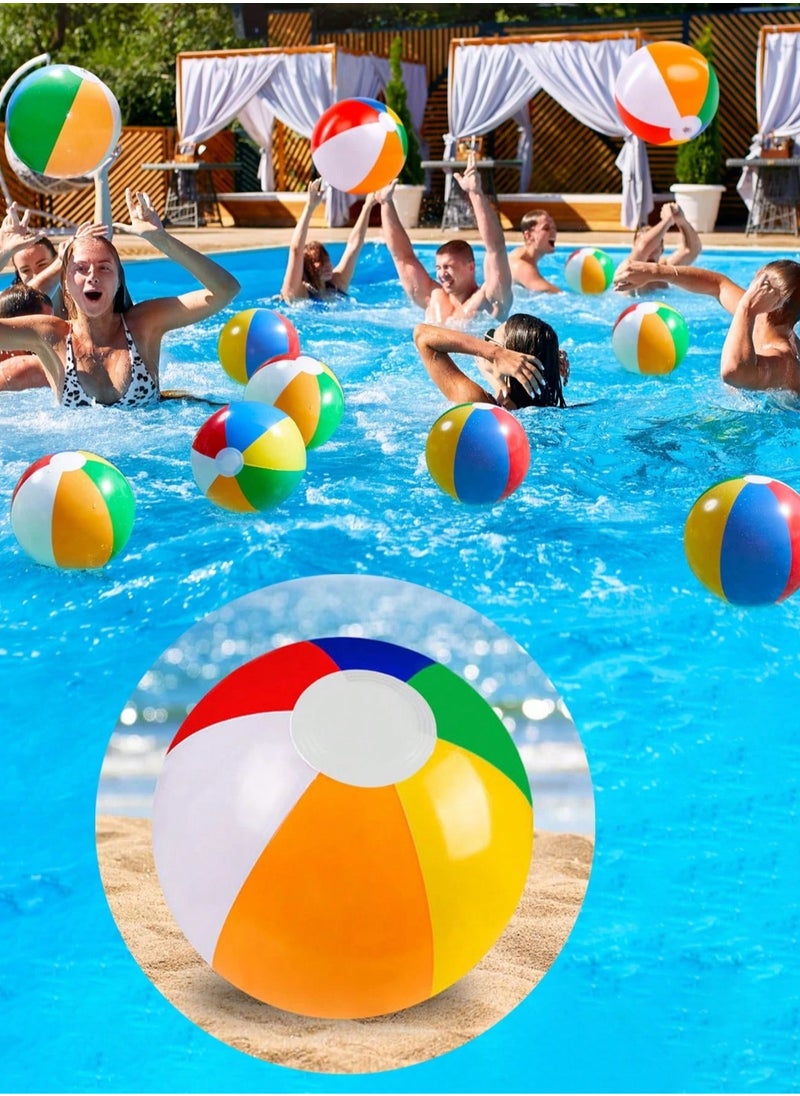 null - Hawaiian Design Beach Ball Inflatable beach ball with vibrant colors that attract attention and add extra fun. 1 piece – Ideal for pools, summer events, and beach activities. - Image 1
