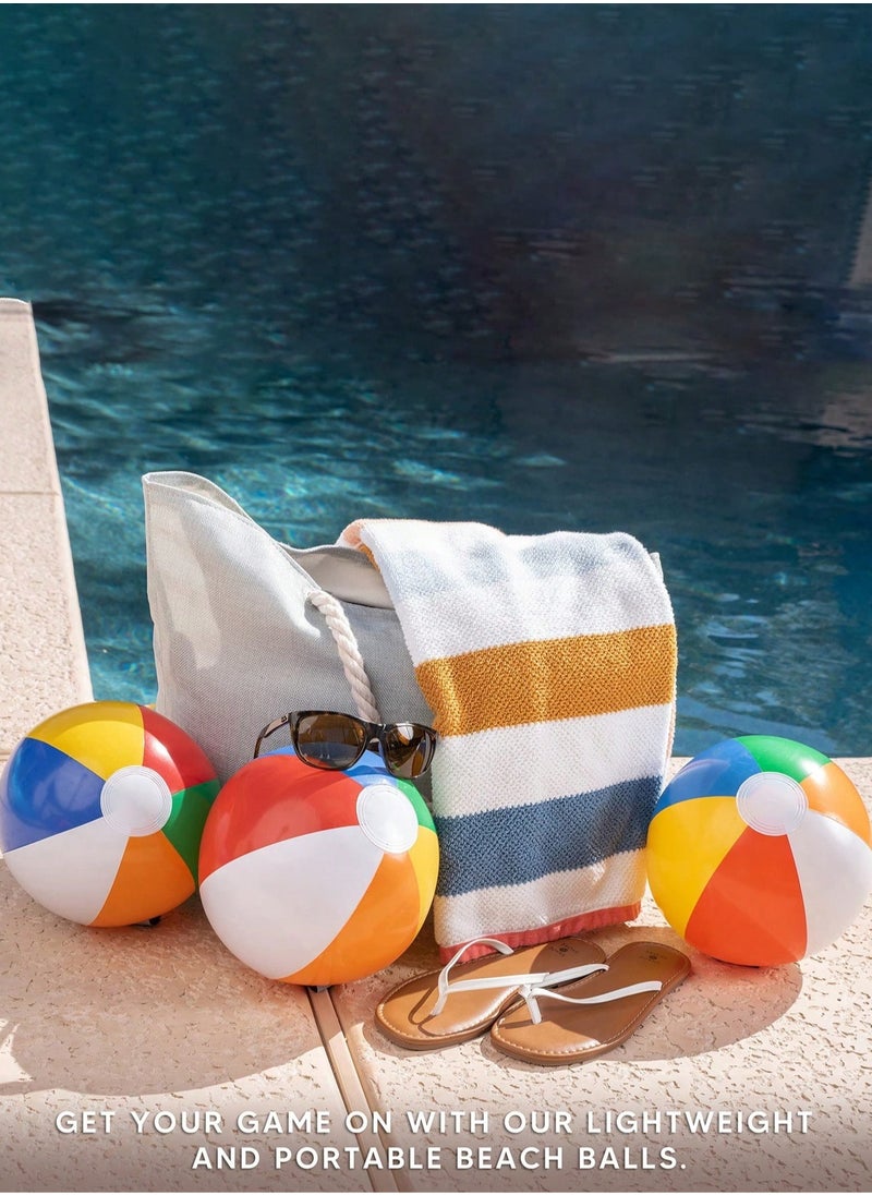 null - Hawaiian Design Beach Ball Inflatable beach ball with vibrant colors that attract attention and add extra fun. 1 piece – Ideal for pools, summer events, and beach activities. - Image 1