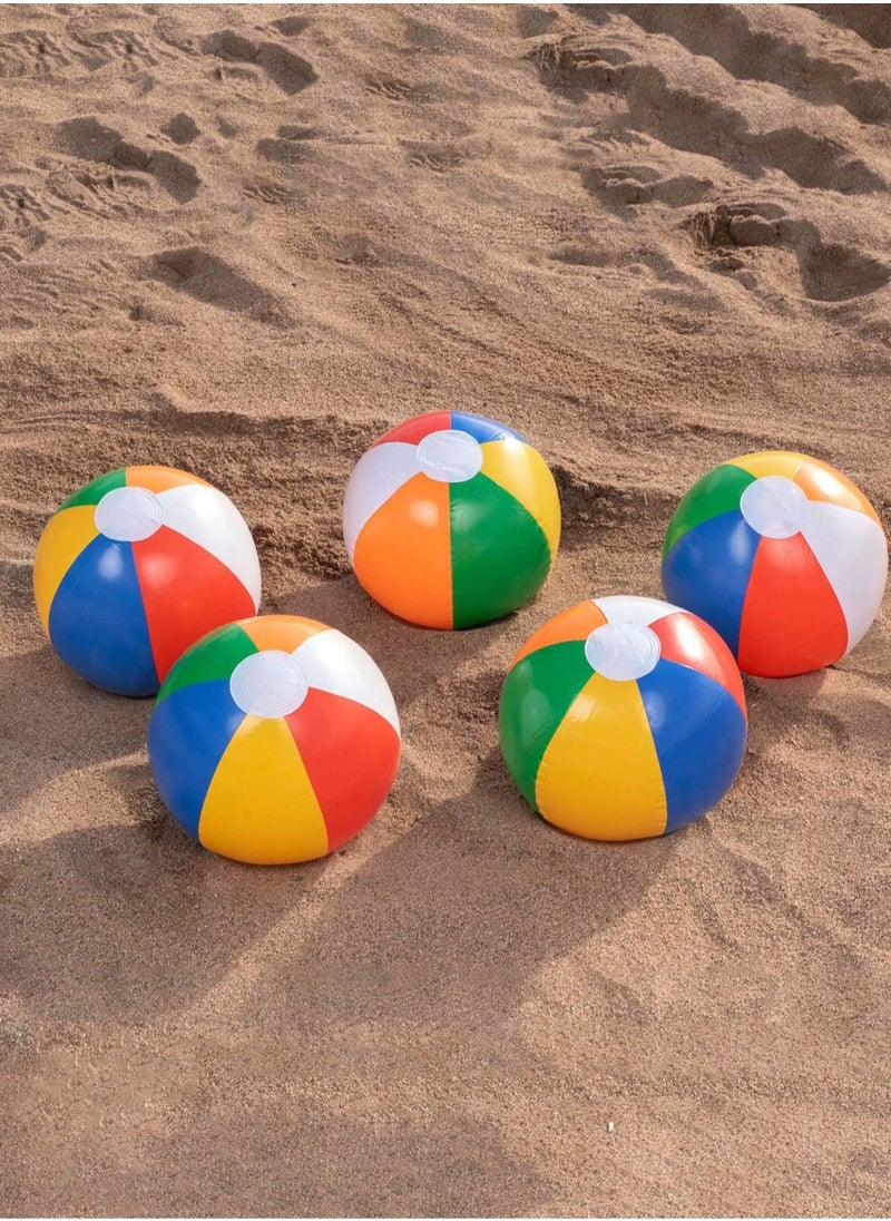 null - Hawaiian Design Beach Ball Inflatable beach ball with vibrant colors that attract attention and add extra fun. 1 piece – Ideal for pools, summer events, and beach activities. - Image 1