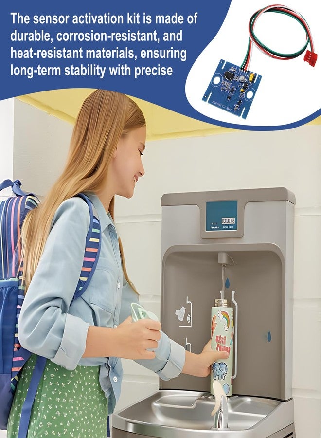 IHOUMEX طقم 98544C لمستشعر Elkay EZ H2O، مستشعر زجاجة مياه Halsey Taylor HydroBoost لنافورة مياه Elkay، تم استبداله في النافورة 56328C، بديل لأجزاء منظم الحرارة 98532c - Image 3