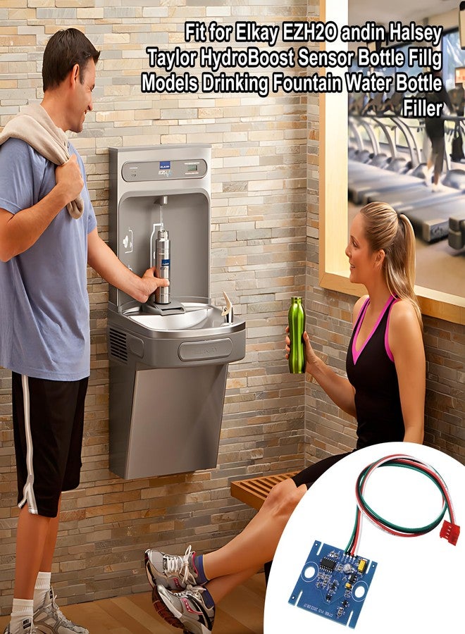 IHOUMEX طقم 98544C لمستشعر Elkay EZ H2O، مستشعر زجاجة مياه Halsey Taylor HydroBoost لنافورة مياه Elkay، تم استبداله في النافورة 56328C، بديل لأجزاء منظم الحرارة 98532c - Image 4