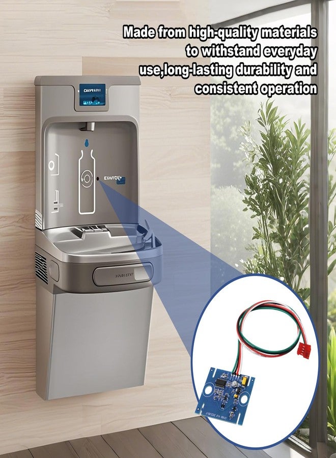 IHOUMEX طقم 98544C لمستشعر Elkay EZ H2O، مستشعر زجاجة مياه Halsey Taylor HydroBoost لنافورة مياه Elkay، تم استبداله في النافورة 56328C، بديل لأجزاء منظم الحرارة 98532c - Image 2