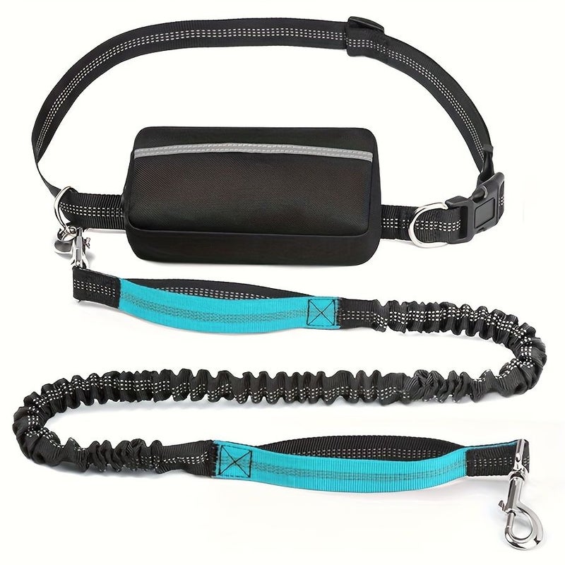 Grey Portable Multifunctional Dog Walking Waist Bag With Leash - Image 4