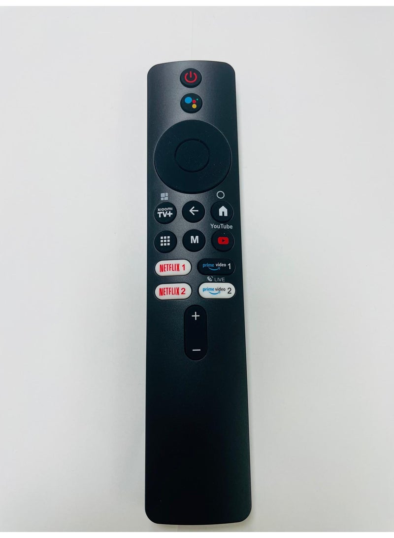 Vesus Voice Remote Control  MI Smart TV/TV STICK/TV BOX XMRM-ML For Xiaomi Ultra 4K QLED Voice Android TV Remote Control L55M7-Q2ME Q2 2022 L50M7-Q2ME L55M7-Q2ME L65M7-Q2ME, Compatible with Xiaomi MI Smart TV/TV STICK/TV BOX/ Q2 50/55/65 Inch - Image 1
