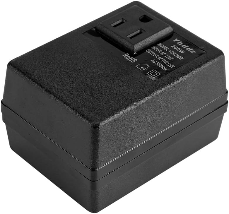 klarako Voltage Converter,Travel Electronic International Voltage Converter Transformer 220V to 110V Maximum 200W - Image 3