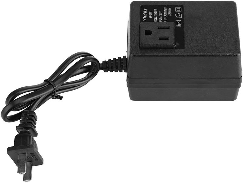klarako Voltage Converter,Travel Electronic International Voltage Converter Transformer 220V to 110V Maximum 200W - Image 1
