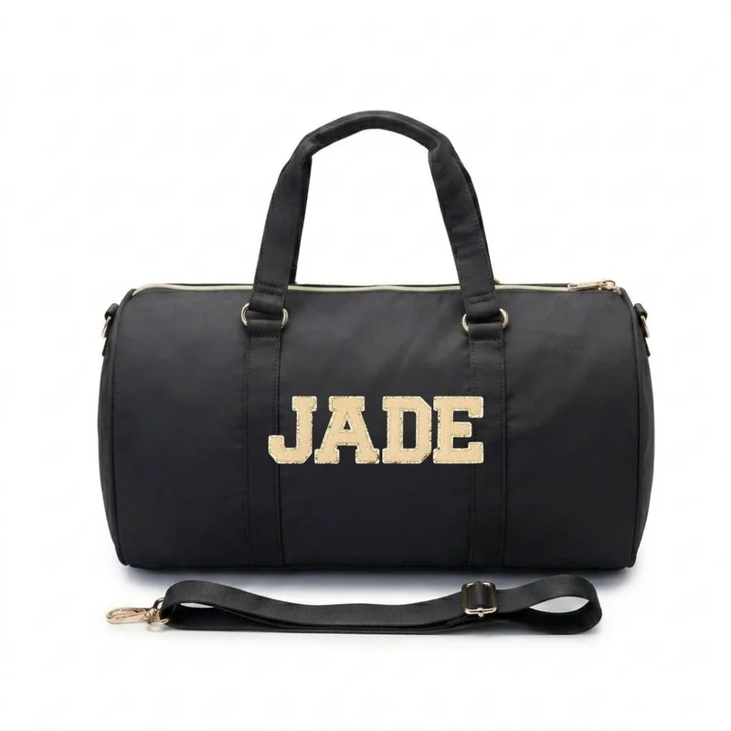 The Happy Tribe Black Duffle Bag