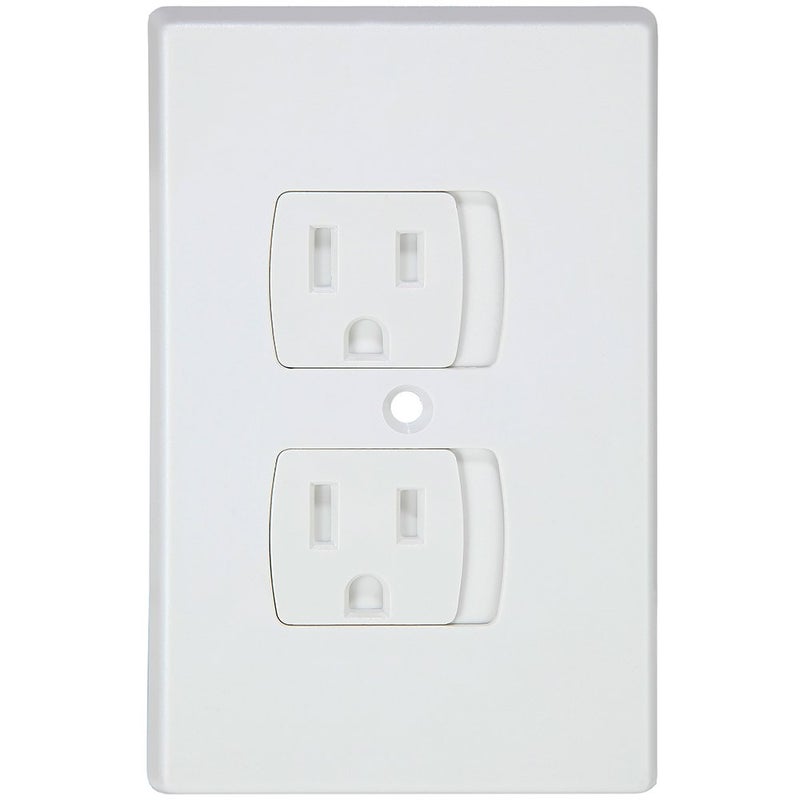 Jambini Self-Closing Baby Proof Outlet Covers Baby Proofing - An Alternative To Plug Covers for Electrical Outlets and Outlet Protectors (3 pack) - Image 3