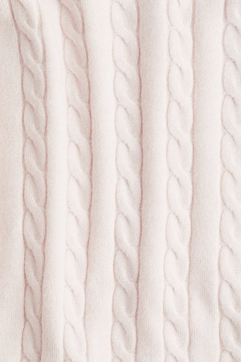 H&M Short cable knit top