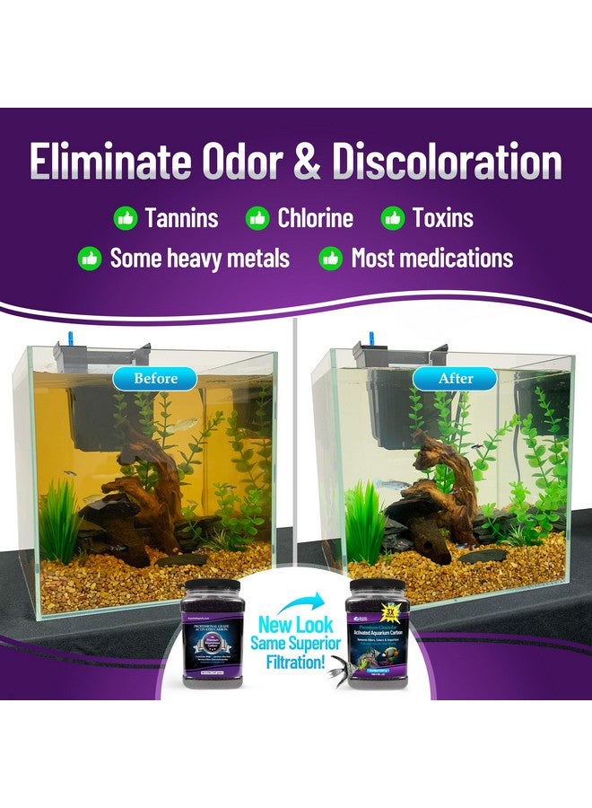 Aquatic Experts Premium Activated Carbon  Aquarium Carbon For Fish Tank Filter  Aquarium Filter Media  Aquarium Charcoal For Fish Tanks  Activated Charcoal Bulk (Granulated, 3 Lbs With Fine Mesh Bag) - Image 3
