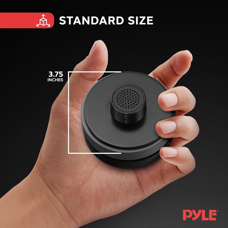 Pyle 1.5 Inch Tweeter Horn Driver - 500 watt peak power/250 watt RMS Audio Speaker Tweeter System w/Flat Aluminum Voice Coil, 1.5k-20 kHz Frequency, 95 dB, 8Ohm - PDS122, Black - Image 4
