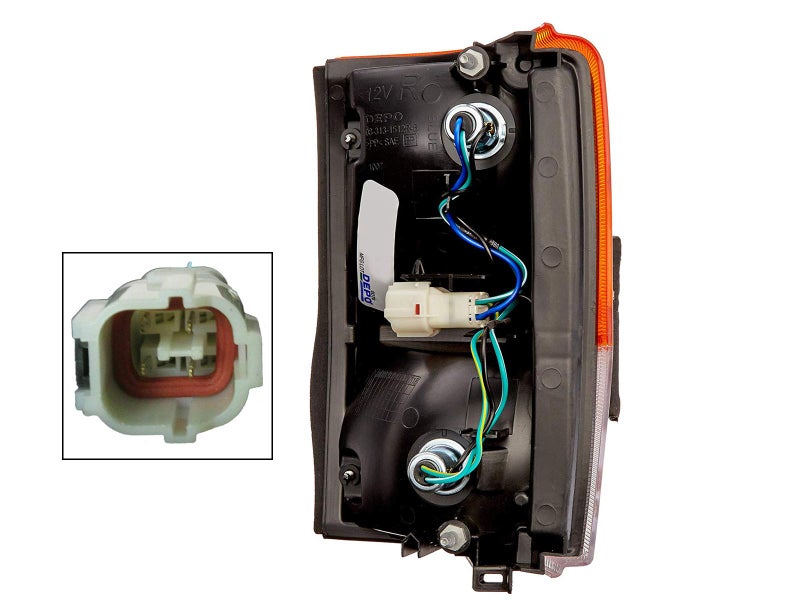 DEPO For Corner Signal Light 1995-2006 NPR NQR W Series Truck with Bulb Pair Set - Image 4