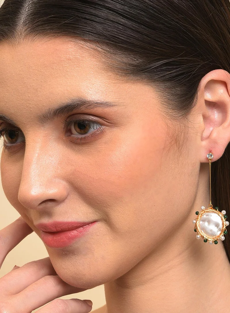 SOHI Contemporary Artificial Drop Earring Jewellery