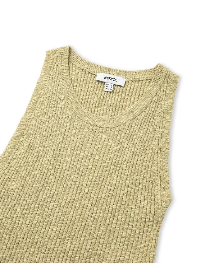 Ipekyol  Textured Knit Top for Women | Best Price UAE