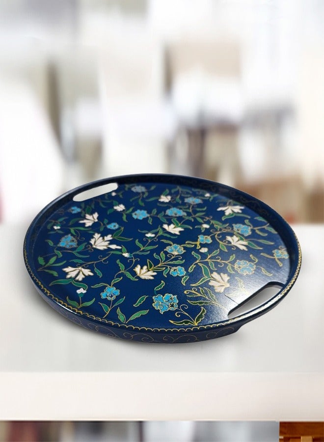 Dash And Twine Decorative Round Large Table Tray  - Image 1