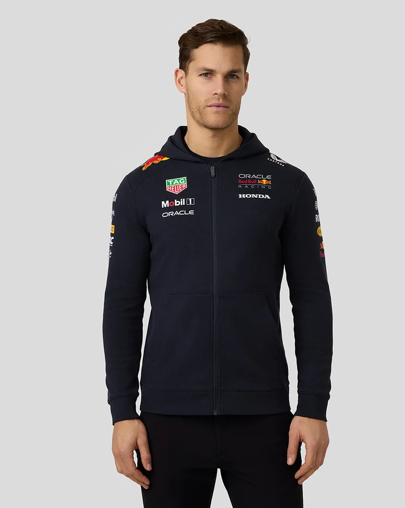 CASTORE Oracle Red Bull Racing Unisex Teamline Full Zip Hoodie