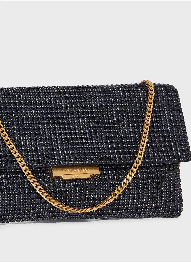 Ted Baker Kristn Crystal Long Fold Over Crossbody