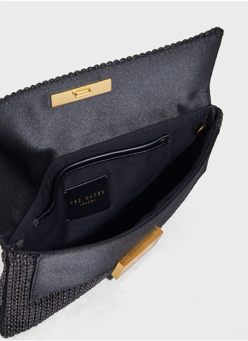 Ted Baker Kristn Crystal Long Fold Over Crossbody