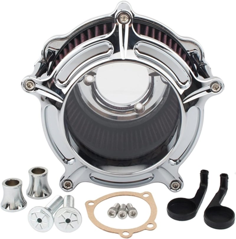 Wivplex Motorcycle Air Filter with Transparent Cover - Image 1