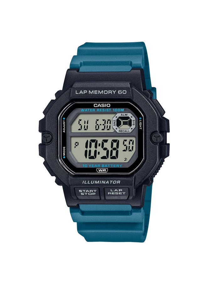 CASIO - Resin Digital Watch WS-1400H-3AVDF - Image 1