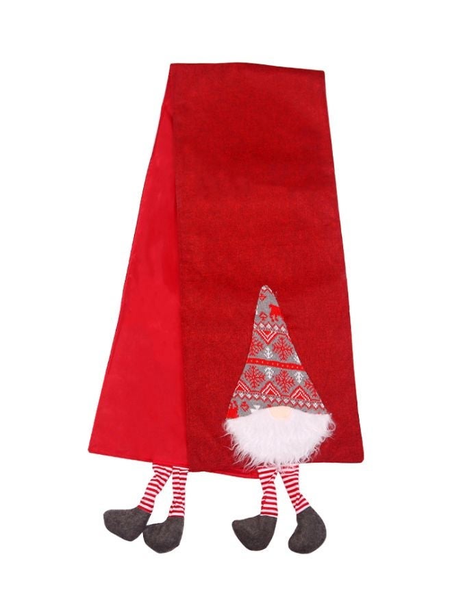 NIBEMINENT Decorative Faceless Doll Table Runner Red/White 215x33.5cm - Image 2