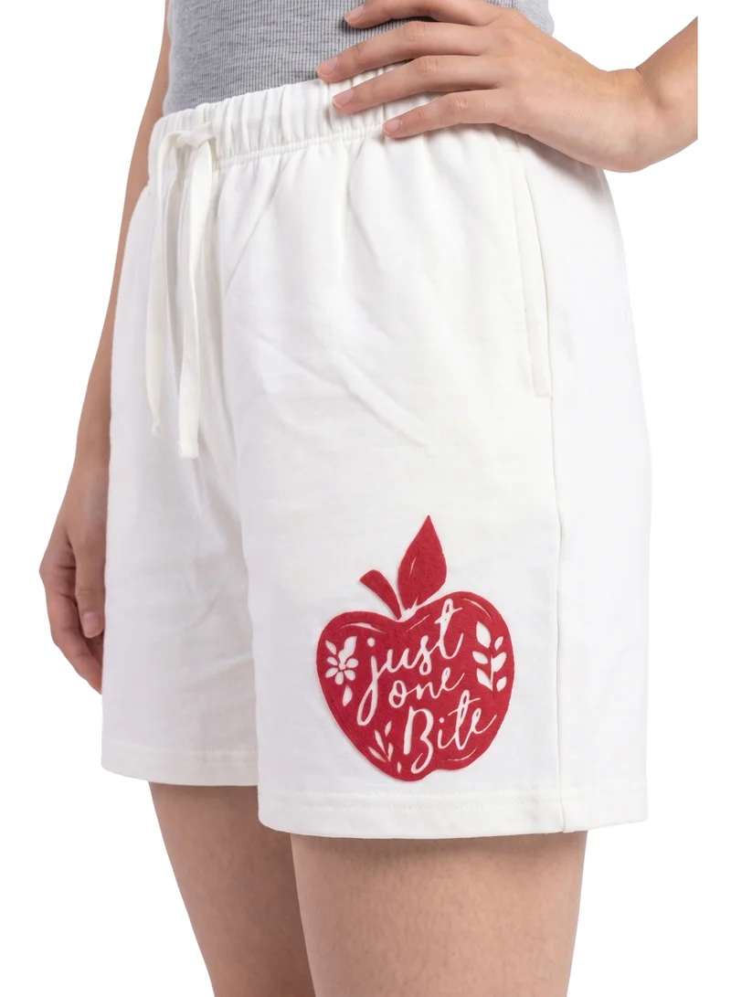 Disney  Disney Snow White Women's Shorts | Comfortable Cotton Lounge Shorts for Women | Drawstring Waist Casual Summer Shorts | Disney Princess Relaxed Fit Shorts for Women | Best Price UAE