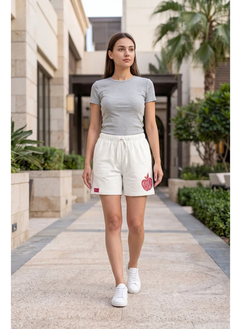 Disney  Disney Snow White Women's Shorts | Comfortable Cotton Lounge Shorts for Women | Drawstring Waist Casual Summer Shorts | Disney Princess Relaxed Fit Shorts for Women | Best Price UAE