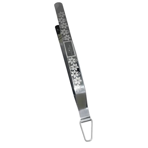 Brunchy Stainless Steel Chimta for Kitchen Use - Chimta for Chapati, Chapati Presser | Roti Tong, Chipya, Pakad - Durable Kitchen Tongs for Efficient Cooking (Silver) - Image 1