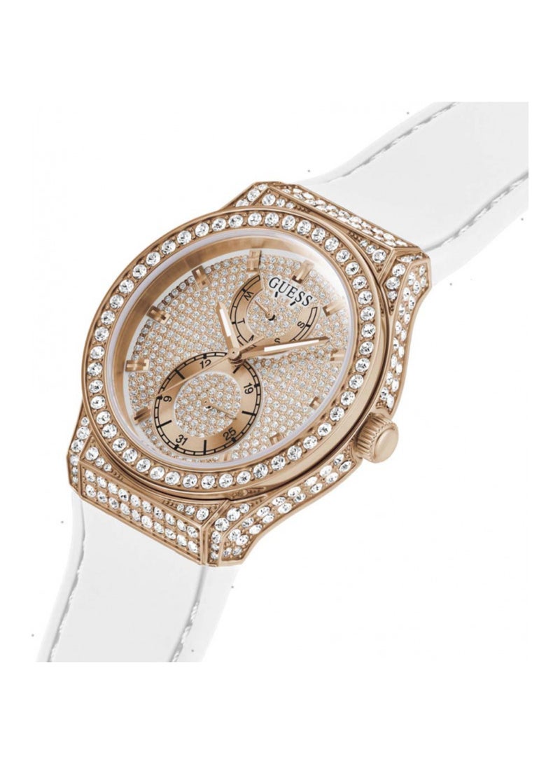 GUESS Womens Multi-function Rose Gold Dial Princess Watch - GW0439L3 - Image 2